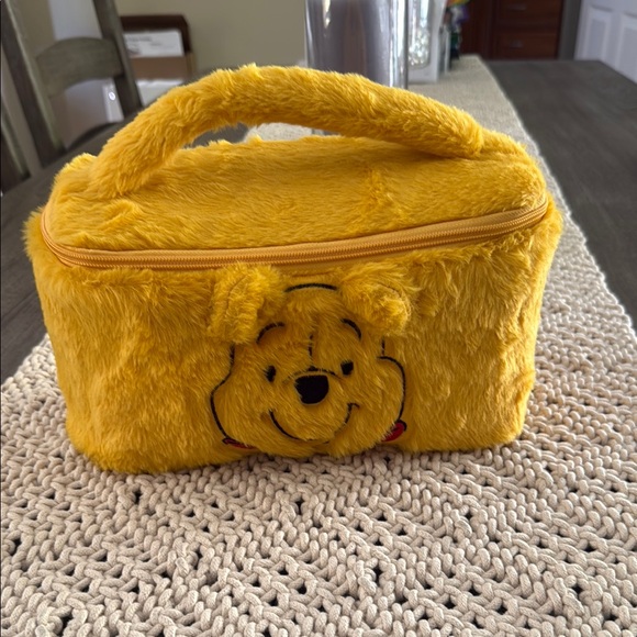 Yellow Winnie the Pooh Lunch isolate it Bag